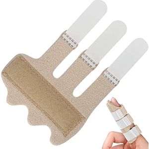 Spalk voor Mallet Finger | Trigger Vingerspalken Vingerbrace,Vingermouwen voor gebroken vinger, pinkvinger, geblesseerde vinger ideaal, sportblessures, vingerbrace voor rechttrekken of Tosier