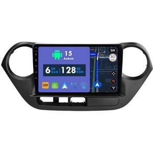 RoverOne Autoradio GPS voor Hyundai I10 2013 2014 2015 2016 Carplay Android Auto Stereo Hoofdeenheid Bluetooth WiFi Radio Speler Sat Navigatie
