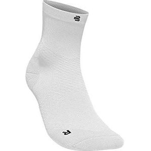 Bauerfeind Run Ultralight Mid Cut Socks, 1 paar zeer dunne hardloopsokken voor dames en heren, sportsokken met compressie voor joggen en fitness, functionele sokken