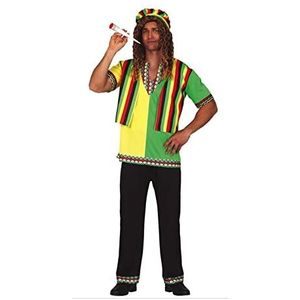 Bob Marley & Reggae & Rasta Kostuum | Bobby Reggaeton | Man | Maat 52-54 | Carnavalskleding | Verkleedkleding