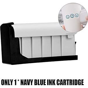 Handheld Inkjet -printer PrintPods Handheld Printer Mini Draagbare Inkjet Tattoo-printer met inktcartridge WiFi-verbinding Niet gemakkelijk te vervagen(Only Navy Blue ink)