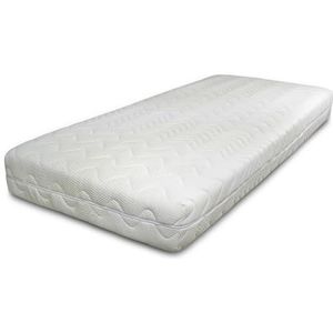 Comfortabele matrashoes voor matrassen in totale afmetingen 160 x 200 cm - 19-21 cm hoog - dubbele doek met aloë vera