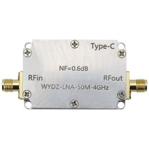 KWWEWEB 0.05-4GHz Versterker Lage Geluidssterkte Versterker LNA Versterker Noise Figuur 0.6DB Voor GPS Beidou Ontvangers