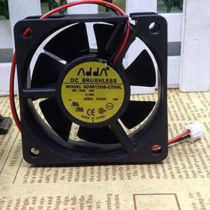 AD0612HS-C70GL DC12V 0.16A 6CM 6020 2pin chassis power supply fan