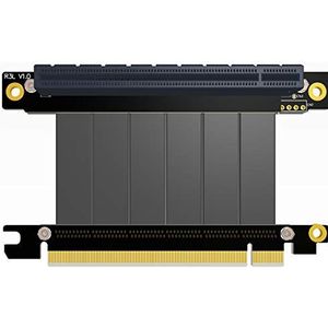 ADT-Link PCI-E X16 naar 16X 3.0 stekker naar bus verlengkabel grafische kaart computerbehuizing PCI Express Extender Ribbon 128G / BPS (R33SL 5CM)