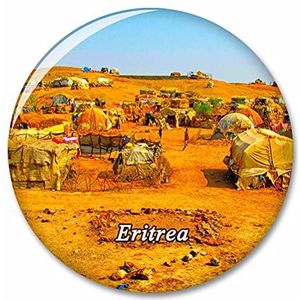 Eritrea Koelkastmagneten Decoratieve Magneet Flesopener Toerist Stad Reizen Souvenir Collectie Gift Sterke Koelkast Sticker