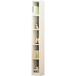 Boekenkast, meerlaags massief houten boekenplank luxe huis boekenplank vloer staande eenvoudige boekenplank woonkamer slaapkamer kantoor boekenplank (kleur: wit, maat: 180 x 20 x 25 cm)