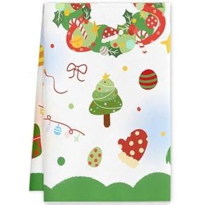 MAKOMAKI Opknoping Keuken Handdoek Handdoek Absorberende Huishoudelijke Badkamer Cartoon Schoonmaakdoek (SDMJ-45)