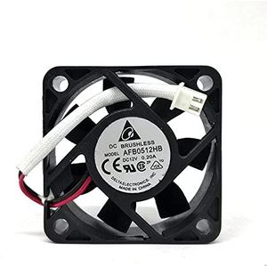 Original AFB0512HB 12V 0.20A 50x50x15MM 5CM 2Lines Computer cooling fan