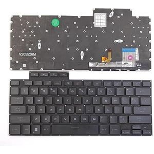 Voor ROG voor Zephyrus M16 GU604VI GU604VY GU604VZ 2023 Laptop Toetsenbord US Verlicht