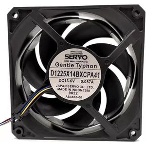LMNCBVYA D1225X14BXCPA41 120mm Cooling Fan - 13.6V, 0.087A, for PC and Electronics Cooling