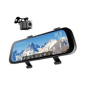 Dashcam Achteruitkijk Dash Cam S500 9,35'' Touchscreen S500 Auto DVR 3K Supercondensator Dual-Channel HDR Spraakbesturing 24H Park Autocamera(No SD card)