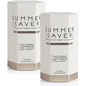 SUMMERSAVER Vrouwen set van 2 - de anti-wondwrijvingsstick die je huid beschermt | langdurige en effectieve bescherming, dermatologisch getest | kokos- en amandelolie verzorgt de huid, vitamine-E