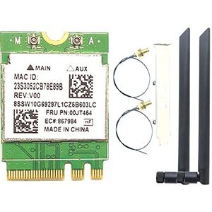 LAUGHERER RTL8821AE Dual Frequentie Netwerkkaart M.2 NGFF 2230 Draadloze Netwerkkaart WIFI Module Netwerkkaart Adapter