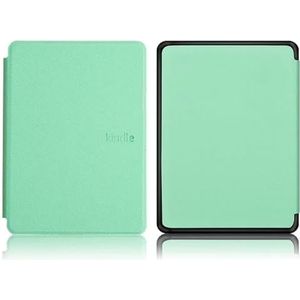 E-book beschermkap PU-smartcase voor Kindle Paperwhite 1/2/3 (model DP75SDI) slaap/waak functie (Color : Szw mint, Size : KP123 DP75SDI)
