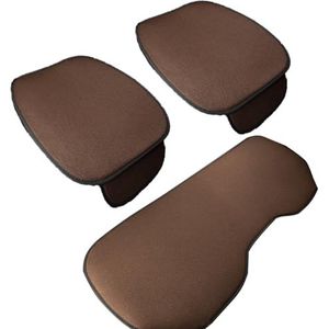 Auto All Season-zitkussens Voor Peugeot 108 208 5-zits Stoelhoezensets Stoelbescherming Zacht Comfortabel Antislip Ondersteunt Interieursets Accessoires,3-piece set-D