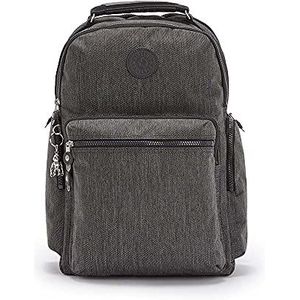 Kipling OSHO, rugzak met functionele vakken, laptopvak, 42 cm, 25 l, Black Peppery, Eén maat, OSHO