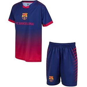 F.C. Barcelona Barça Shirt + shorts – officiële collectie FC Barcelona – kinderen – 8 jaar marineblauw, Marineblauw