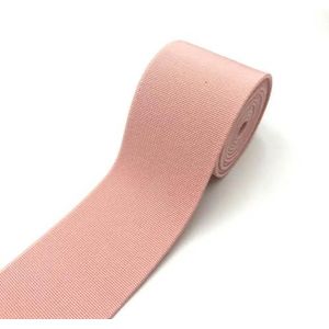 1 meter 40 mm elastische banden voor broeken taille rubberen band stretch singels tapes riem DIY ondergoed kleding naaien accessoires-perzik roze-40mm