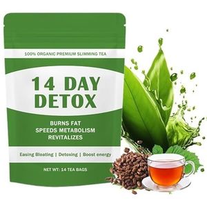 14 Dagen Detox Thee - Afvallen En Vetverbrandende Kruidenthee For Het Reinigen Van Het Lichaam(1PCS)