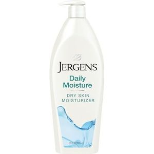 Jergens Daily Moisture Dry Skin Moisturizer, Hand en Body Lotion, met HYDRALUCENCE blend, Silk Proteins en Citrus Extract, 21 oz