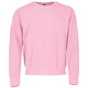 Fruit of the Loom Classic Raglan Sweat + gratis MyShirt stoffen zak, Rose + gratis Myshirt stoffen zak, M