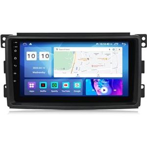 9"" Touch Car Stereo Radio DAB Head Unit GPS Navigatie voor Benz Smart 2006-2009 Android 12 Autoradio Ingebouwde CarAutoPlay Achteruitrijcamera Ondersteuning DSP Bluetooth USB android auto (Size : 4+W
