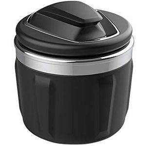 Auto asbak Exclusief voor BMW 1/3/5/7 serie en X1/X3/X5/X6, met LED licht en deksel, afneembaar en draagbaar (Silver)