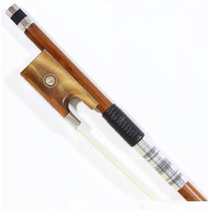 Geïmporteerde Brazilianwood Strijkstok Paardenstaart Professionele 1/2 1/4 1/8 3/4 4/4 viool accessoires kit (Size : 4/4)