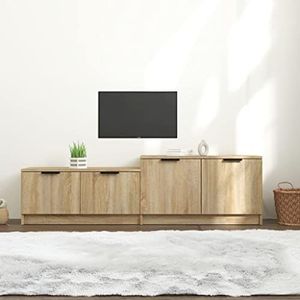 TV-meubel Sonoma Eiken 158,5x36x45 cm Engineered Wood