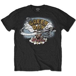Green Day T Shirt Dookie Vintage Band Logo nieuw Officieel Mannen Zwart M