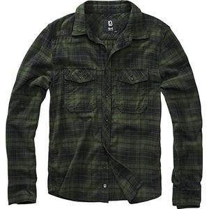 Brandit Checkshirt Flanellen overhemd groen L 100% katoen Casual wear, Rock wear