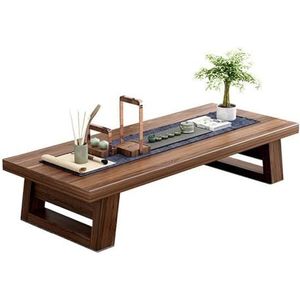 HRTLSS Japanse vloertafel, rechthoekige Japanse stijl tatami tafel, vintage theetafel lage tafel, voor woonkamer, receptie kamers, tatami