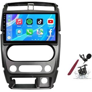 Android 14 Autoradio Sat Navi voor S-uzuki Jimny (2007-2012) 9 Inch Touchscreen Multimedia Speler met Draadloze Carplay GPS Navigatie FM RDS Bluetooth 5G-WiFi SWC DSP,M120s