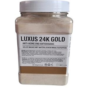 Jelly Mask Gezichtsmasker, luxe goud, 24 karaats, huidverzorging, hydraterend, anti-oxidant en anti-aging voor alle huidtypes, 650 gram BMTLAB