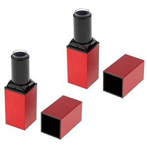 5X Lege Lipgloss Buizen Lip Tint Wimper Olie Diy Container Flesje Flessen 2 Ml Clear Black Type 7, Rood Type 1, Type 1, als beschrijving