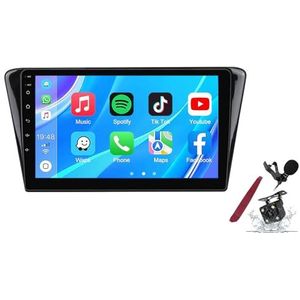 Android 14 Autoradio Sat Navi voor P-eugeot 408 (2014-2018) 9 Inch Touchscreen Multimedia Speler met Draadloze Carplay GPS Navigatie FM RDS Bluetooth 5G-WiFi SWC DSP,M100s