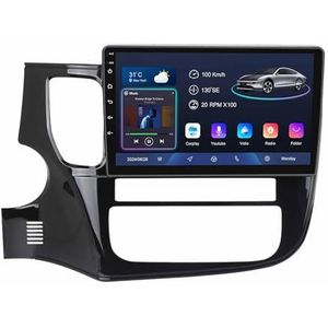 Android 14 10 Inch Touchscreen Autoradio 2 Din voor Mitsubishi Outlander 2012-2018 met CarPlay & Android Auto Stuurbediening GPS Navigatie AHD Backup Camera Bluetooth (YS10 (2+32G))