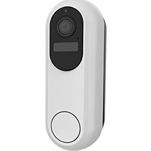 CMOLVUR Videodeurbelcamera, 1080P Tuya Smart 2,4 GHz 5 GHz draadloze deurbel, waterdichte nachtzicht, intercomcamera voor thuis, slimme apparaten (optie 2)