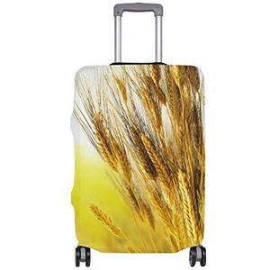AJINGA Gouden Tarwe Veld Mooie Reizen Bagage Beschermer Koffer Cover L 26-28 in