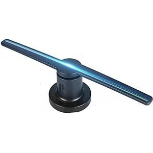 3D Hologram Fan, Hologram Fan Projector, 42 cm / 16.5 ""WiFi 3D holografische projector hologram speler blote oog LED Toon ventilator Reclame Licht APP Controle voor Winkel/Bar/Kerstmis/Halloween