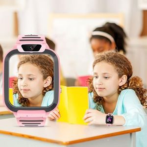 Smartwatch for kinderen for jongens en meisjes van 3 tot 12 jaar, ondersteunt videogesprekken met games Videocamera Muziekspeler Bellen 12/24 uur Klok Zaklamp Rekenmachine HD Touchscreen /442 (Size :