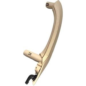 auto interieur rechtsvoor deurgreep Voor BMW Voor X3 Voor F25 2010-2016 Links Rechts Bestuurrsauto Interieur Urgreep Leren Bekledingsset Montage Vervanging(Left Beige)