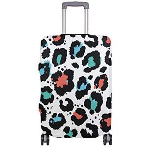 hengpai Leopard Print Travel Bagage Protector koffer Hoes S 18-20 in