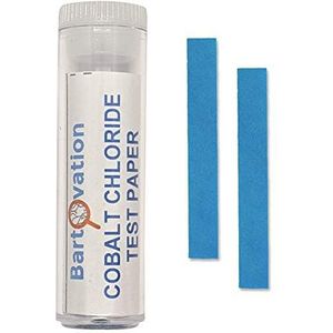 Bartovation Cobalt Chloride Moisture and Humidity Detection Test Paper [Flacon van 100 Strips]