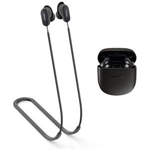 MOWYEOK - Anti-verlies Strap - Zwart - Voor Bose QuietComfort Earbuds II - Siliconen