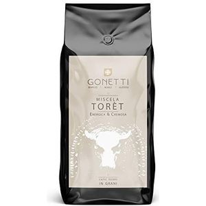 Gonetti Italiaanse artisanale koffiebonen 1 kg - 100% Robusta - Sterke en intense smaak
