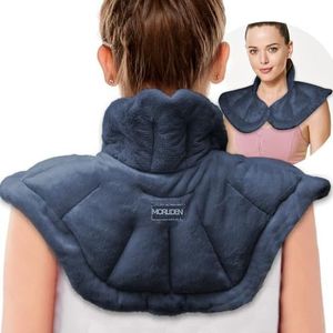 MORLIDEN Magnetron Verwarmde Nek Wrap Warmer en Schouder Verwarming Pad Magnetron, Gewogen Magnetron Verwarming Pad voor Hals en Schouders Warm en Koud Kompres