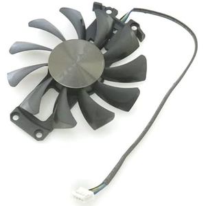 3pcs GA81S2U 12V 0.38A 40 * 40 * 40mm 4Pin For ZOTAC GTX 980-4GD5 AMP HA Graphics Card Cooler Cooling Fan(GA81S2U-Black-B)