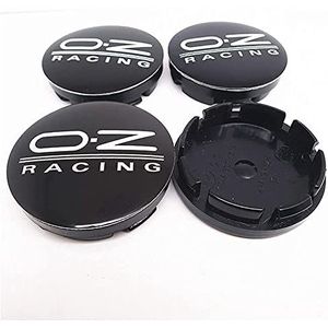4 Stuks Auto Hub Caps voor OZ Racing, ABS Auto Logo Wiel Center Cover Zonnebrandcrème Waterdicht Stofdicht Anti Banden Velgen Badge Accessoires, 56mm